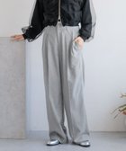 【ローリーズファーム/LOWRYS FARM】のTRダブルウエストワイドパンツ 人気、トレンドファッション・服の通販 founy(ファニー) ファッション Fashion レディースファッション WOMEN パンツ Pants インナー Inner シャーリング Shirring ジャケット Jacket セットアップ Set Up ビスチェ Bustier フロント Front ベーシック Basic ワイド Wide thumbnail グレー15|ID: prp329100004183712 ipo3291000000029303070