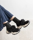 【ランダ/RANDA】の2WAYビジューニットスニーカー 人気、トレンドファッション・服の通販 founy(ファニー) ファッション Fashion レディースファッション WOMEN トップス・カットソー Tops/Tshirt ニット Knit Tops スニーカー Sneakers チュール Tulle トレンド Trend パール Pearl ビジュー Bijou フェミニン Feminine thumbnail BLACK|ID: prp329100004183800 ipo3291000000029508109