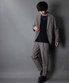 【シトリー/SITRY / MEN】のSITRY/セットアップ メンズ ポリトロ テーラード ジャケット テーパードパンツ スモークグレー|ID: prp329100004184142 ipo3291000000029548064