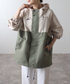 【その他のブランド/Other】のmitis/撥水加工マウンテンパーカー 人気、トレンドファッション・服の通販 founy(ファニー) ファッション Fashion レディースファッション WOMEN トップス・カットソー Tops/Tshirt パーカ Sweats ドローコード Draw Cord パーカー Hoodie thumbnail アイボリー×カーキ|ID: prp329100004184301 ipo3291000000029182644