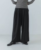 【アーバンリサーチ/URBAN RESEARCH】のストレッチタックイージーワイドパンツ 人気、トレンドファッション・服の通販 founy(ファニー) ファッション Fashion レディースファッション WOMEN パンツ Pants 2024年 2024 2024-2025秋冬・A/W Aw/Autumn/Winter/Fw/Fall/2024-2025 A/W・秋冬 Aw・Autumn/Winter・Fw・Fall-Winter 冬 Winter ギャザー Gather コンパクト Compact ショート Short リブニット Rib Knit thumbnail BLACK|ID: prp329100004184485 ipo3291000000028991101