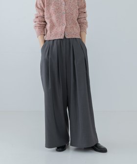 【アーバンリサーチ/URBAN RESEARCH】のストレッチタックイージーワイドパンツ 人気、トレンドファッション・服の通販 founy(ファニー) ファッション Fashion レディースファッション WOMEN パンツ Pants 2024年 2024 2024-2025秋冬・A/W Aw/Autumn/Winter/Fw/Fall/2024-2025 A/W・秋冬 Aw・Autumn/Winter・Fw・Fall-Winter 冬 Winter ギャザー Gather コンパクト Compact ショート Short リブニット Rib Knit |ID:prp329100004184485