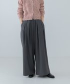 【アーバンリサーチ/URBAN RESEARCH】のストレッチタックイージーワイドパンツ 人気、トレンドファッション・服の通販 founy(ファニー) ファッション Fashion レディースファッション WOMEN パンツ Pants 2024年 2024 2024-2025秋冬・A/W Aw/Autumn/Winter/Fw/Fall/2024-2025 A/W・秋冬 Aw・Autumn/Winter・Fw・Fall-Winter 冬 Winter ギャザー Gather コンパクト Compact ショート Short リブニット Rib Knit thumbnail CHARCOAL|ID: prp329100004184485 ipo3291000000029544404