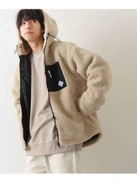 【ジップファイブ/ZIP FIVE】のフード付きボアフリースジャケット 人気、トレンドファッション・服の通販 founy(ファニー) ファッション Fashion レディースファッション WOMEN アウター Coat Outerwear ジャケット Jackets ウォーム Worm ジャケット Jacket ダブル Double ドローコード Draw Cord フィット Fit フロント Front モコモコ Fluffy |ID:prp329100004184582