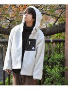 【ジップファイブ/ZIP FIVE】のフード付きボアフリースジャケット 人気、トレンドファッション・服の通販 founy(ファニー) ファッション Fashion レディースファッション WOMEN アウター Coat Outerwear ジャケット Jackets ウォーム Worm ジャケット Jacket ダブル Double ドローコード Draw Cord フィット Fit フロント Front モコモコ Fluffy thumbnail WHITE|ID: prp329100004184582 ipo3291000000028991468