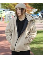 【ジップファイブ/ZIP FIVE】のフード付きボアフリースジャケット 人気、トレンドファッション・服の通販 founy(ファニー) ファッション Fashion レディースファッション WOMEN アウター Coat Outerwear ジャケット Jackets ウォーム Worm ジャケット Jacket ダブル Double ドローコード Draw Cord フィット Fit フロント Front モコモコ Fluffy thumbnail S/BEIGE|ID: prp329100004184582 ipo3291000000029483354