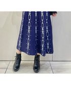 【アクシーズファム/axes femme】のチェーン柄フレアスカート 人気、トレンドファッション・服の通販 founy(ファニー) ファッション Fashion レディースファッション WOMEN スカート Skirt Aライン/フレアスカート Flared A-Line Skirts エレガント 上品 Elegant カーディガン Cardigan シューズ Shoes シンプル Simple ジャケット Jacket スニーカー Sneakers ダウン Down チェーン Chain バレエ Ballet フレア Flare thumbnail 紺|ID: prp329100004184670 ipo3291000000029155439