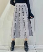 【アクシーズファム/axes femme】のチェーン柄フレアスカート 人気、トレンドファッション・服の通販 founy(ファニー) ファッション Fashion レディースファッション WOMEN スカート Skirt Aライン/フレアスカート Flared A-Line Skirts エレガント 上品 Elegant カーディガン Cardigan シューズ Shoes シンプル Simple ジャケット Jacket スニーカー Sneakers ダウン Down チェーン Chain バレエ Ballet フレア Flare thumbnail グレー|ID: prp329100004184670 ipo3291000000029155441