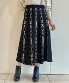 【アクシーズファム/axes femme】のチェーン柄フレアスカート 人気、トレンドファッション・服の通販 founy(ファニー) ファッション Fashion レディースファッション WOMEN スカート Skirt Aライン/フレアスカート Flared A-Line Skirts エレガント 上品 Elegant カーディガン Cardigan シューズ Shoes シンプル Simple ジャケット Jacket スニーカー Sneakers ダウン Down チェーン Chain バレエ Ballet フレア Flare thumbnail 黒|ID: prp329100004184670 ipo3291000000029155444