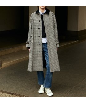 【ビショップ/Bshop】のツイード ベルテッドバルマカーンコート WOMEN 人気、トレンドファッション・服の通販 founy(ファニー) ファッション Fashion レディースファッション WOMEN アウター Coat Outerwear コート Coats スリーブ Sleeve ツイード Tweed テクスチャー Texture フロント Front ベロア Velor ポケット Pocket |ID:prp329100004184740