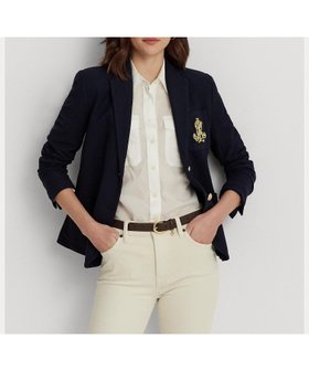 【ラルフローレン/RALPH LAUREN】のブリオン ジャカード ブレザー 人気、トレンドファッション・服の通販 founy(ファニー) ファッション Fashion レディースファッション WOMEN カフス Cuffs ジャカード Jacquard スリム Slim パッチ Patch フィット Fit フラップ Flap ポケット Pocket ラグジュアリー Luxury 長袖 Long Sleeve |ID:prp329100004184879