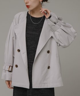 【サニーレーベル/Sonny Label / URBAN RESEARCH】 撥水ノーカラーショートトレンチコート人気、トレンドファッション・服の通販 founy(ファニー) ファッション Fashion レディースファッション WOMEN アウター Coat Outerwear コート Coats トレンチコート Trench Coats 2024年 2024 2024-2025秋冬・A/W Aw/Autumn/Winter/Fw/Fall/2024-2025 A/W・秋冬 Aw・Autumn/Winter・Fw・Fall-Winter 冬 Winter おすすめ Recommend ショート Short バランス Balance |ID:prp329100004184912