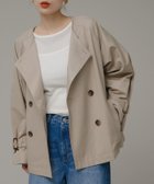 【サニーレーベル/Sonny Label / URBAN RESEARCH】の撥水ノーカラーショートトレンチコート 人気、トレンドファッション・服の通販 founy(ファニー) ファッション Fashion レディースファッション WOMEN アウター Coat Outerwear コート Coats トレンチコート Trench Coats 2024年 2024 2024-2025秋冬・A/W Aw/Autumn/Winter/Fw/Fall/2024-2025 A/W・秋冬 Aw・Autumn/Winter・Fw・Fall-Winter 冬 Winter おすすめ Recommend ショート Short バランス Balance thumbnail ベージュ|ID: prp329100004184912 ipo3291000000029528551