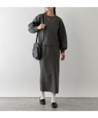 【その他のブランド/Other】の軽やかニットセットアップ/129718 人気、トレンドファッション・服の通販 founy(ファニー) ファッション Fashion レディースファッション WOMEN トップス・カットソー Tops/Tshirt ニット Knit Tops ショルダー Shoulder スウェット Sweat スリット Slit セットアップ Set Up デニム Denim ドロップ Drop エレガント 上品 Elegant thumbnail チャコール18|ID: prp329100004184949 ipo3291000000028992863