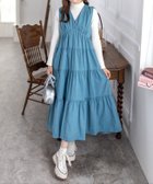 【クリア/clear】のVネックピーチティアードワンピース 人気、トレンドファッション・服の通販 founy(ファニー) ファッション Fashion レディースファッション WOMEN ワンピース Dress おすすめ Recommend インナー Inner ショート Short ティアードワンピース Tiered Dress ピーチ Peach リボン Ribbon 夏 Summer 秋 Autumn/Fall thumbnail BLGY|ID: prp329100004184968 ipo3291000000028993003