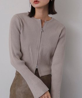 【センスオブプレイス/SENSE OF PLACE by URBAN RESEARCH】のフレアスリーブジップセーター 人気、トレンドファッション・服の通販 founy(ファニー) ファッション Fashion レディースファッション WOMEN 2024年 2024 2024-2025秋冬・A/W Aw/Autumn/Winter/Fw/Fall/2024-2025 A/W・秋冬 Aw・Autumn/Winter・Fw・Fall-Winter 冬 Winter おすすめ Recommend クロップド Cropped ジップ Zip セーター Sweater バランス Balance フレア Flare ワイド Wide |ID:prp329100004184999