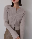 【センスオブプレイス/SENSE OF PLACE by URBAN RESEARCH】のフレアスリーブジップセーター 人気、トレンドファッション・服の通販 founy(ファニー) ファッション Fashion レディースファッション WOMEN 2024年 2024 2024-2025秋冬・A/W Aw/Autumn/Winter/Fw/Fall/2024-2025 A/W・秋冬 Aw・Autumn/Winter・Fw・Fall-Winter 冬 Winter おすすめ Recommend クロップド Cropped ジップ Zip セーター Sweater バランス Balance フレア Flare ワイド Wide thumbnail GREIGE|ID: prp329100004184999 ipo3291000000028993173