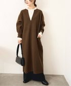 【ジャーナルスタンダード/JOURNAL STANDARD】のウールライクキーネックダブルフェイスワンピース 人気、トレンドファッション・服の通販 founy(ファニー) ファッション Fashion レディースファッション WOMEN ワンピース Dress 2024年 2024 2024-2025秋冬・A/W Aw/Autumn/Winter/Fw/Fall/2024-2025 おすすめ Recommend タートル Turtle ベスト Vest リラックス Relax 旅行 Travel thumbnail ブラウン|ID: prp329100004185008 ipo3291000000029421178