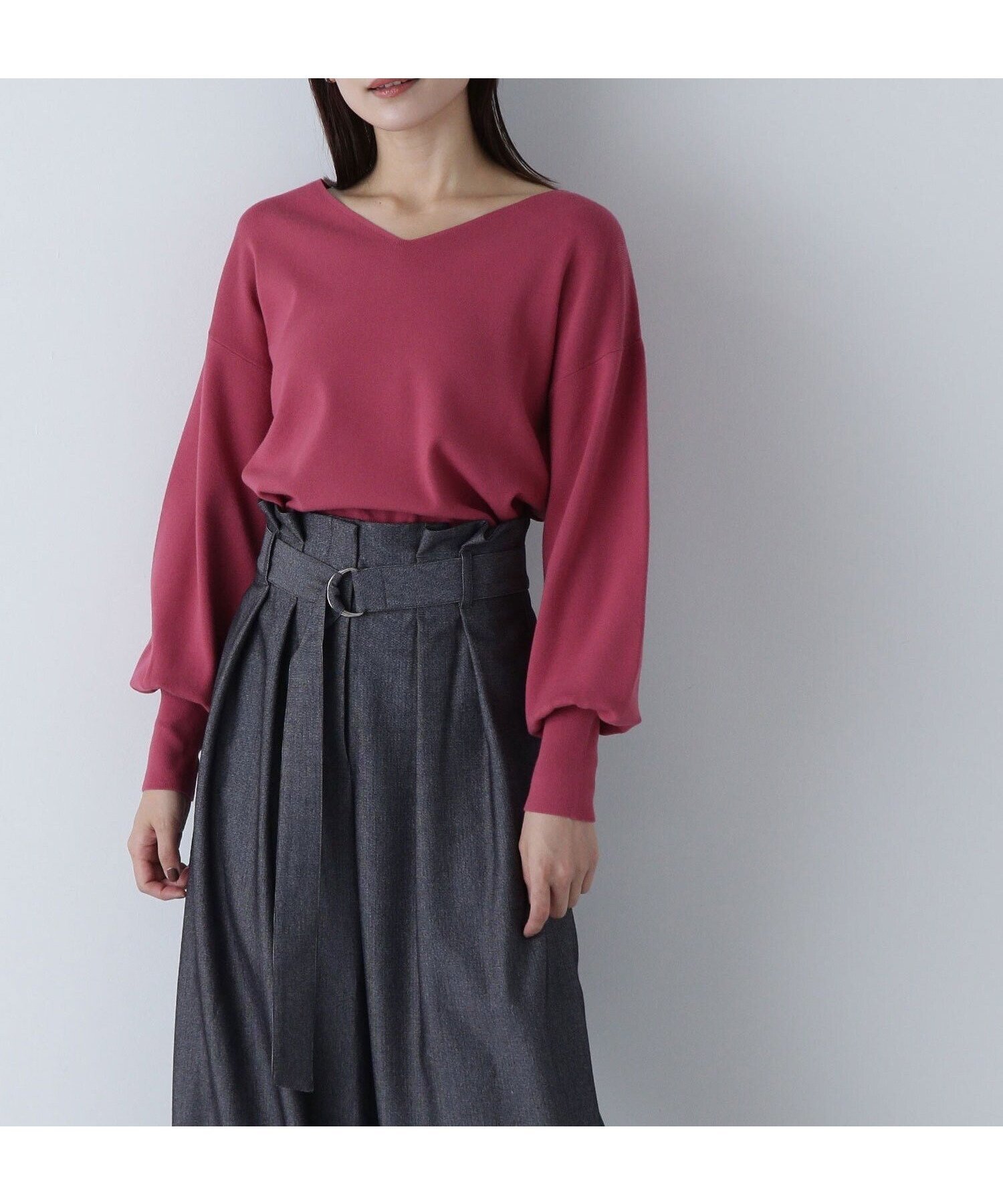 【ナチュラル ビューティー ベーシック/NATURAL BEAUTY BASIC】の総針ベーシックシリーズ Vネックニット 24AW 人気、トレンドファッション・服の通販 founy(ファニー) 　ファッション　Fashion　レディースファッション　WOMEN　トップス・カットソー　Tops/Tshirt　ニット　Knit Tops　Vネック　V-Neck　2024年　2024　2024-2025秋冬・A/W　Aw/Autumn/Winter/Fw/Fall/2024-2025　スリーブ　Sleeve　フォルム　Form　プレート　Plate　ベーシック　Basic　定番　Standard　 other-1|ID: prp329100004185054 ipo3291000000029485389