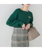 【ナチュラルクチュール/natural couture】のもちもちワイドリブぽわ袖ニット グリーン|ID: prp329100004185083 ipo3291000000028993576