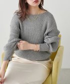 【ナチュラルクチュール/natural couture】のもちもちワイドリブぽわ袖ニット 人気、トレンドファッション・服の通販 founy(ファニー) ファッション Fashion レディースファッション WOMEN トップス・カットソー Tops/Tshirt ニット Knit Tops 2024年 2024 2024-2025秋冬・A/W Aw/Autumn/Winter/Fw/Fall/2024-2025 シンプル Simple スラックス Slacks デニム Denim トレンド Trend フェミニン Feminine ベーシック Basic ポケット Pocket ロング Long ワイドリブ Wide Rib thumbnail グレー|ID: prp329100004185083 ipo3291000000029510278