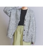 【その他のブランド/Other】のシャギージャカード Vネックカーディガン DK.GRAY|ID: prp329100004185095 ipo3291000000028993627