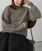 【その他のブランド/Other】のモールジャガードニット 人気、トレンドファッション・服の通販 founy(ファニー) ファッション Fashion レディースファッション WOMEN トップス・カットソー Tops/Tshirt ニット Knit Tops A/W・秋冬 Aw・Autumn/Winter・Fw・Fall-Winter クロップド Cropped コンパクト Compact ショルダー Shoulder ドロップ Drop バランス Balance フェミニン Feminine thumbnail モカブラウン|ID: prp329100004185110 ipo3291000000028993698