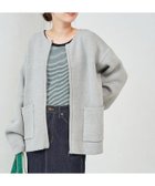 【フリークスストア/FREAK'S STORE】のジップ ニット カーディガン【限定展開】 24AW 人気、トレンドファッション・服の通販 founy(ファニー) ファッション Fashion レディースファッション WOMEN トップス・カットソー Tops/Tshirt ニット Knit Tops カーディガン Cardigans 2024年 2024 2024-2025秋冬・A/W Aw/Autumn/Winter/Fw/Fall/2024-2025 A/W・秋冬 Aw・Autumn/Winter・Fw・Fall-Winter 冬 Winter カーディガン Cardigan ジップ Zip スリーブ Sleeve ビッグ Big ポケット Pocket エレガント 上品 Elegant thumbnail グレー|ID: prp329100004185115 ipo3291000000028993721