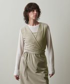 【ビューティ&ユース ユナイテッドアローズ/BEAUTY&YOUTH / UNITED ARROWS】のSteven Alan ベロア カシュクール ベスト 人気、トレンドファッション・服の通販 founy(ファニー) ファッション Fashion レディースファッション WOMEN アウター Coat Outerwear トップス・カットソー Tops/Tshirt ベスト/ジレ Gilets/Vests ベロア Velour おすすめ Recommend カシュクール Cachecoeur シンプル Simple ベスト Vest ベロア Velor エレガント 上品 Elegant thumbnail LT.GRAY|ID: prp329100004185120 ipo3291000000028993749