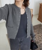 【スローブ イエナ/SLOBE IENA】のコットンダブルフェイスカーディガン 人気、トレンドファッション・服の通販 founy(ファニー) ファッション Fashion レディースファッション WOMEN トップス・カットソー Tops/Tshirt カーディガン Cardigans 2024年 2024 2024-2025秋冬・A/W Aw/Autumn/Winter/Fw/Fall/2024-2025 カーディガン Cardigan コンパクト Compact バランス Balance フォルム Form ワイド Wide 秋 Autumn/Fall 羽織 Haori thumbnail グレー|ID: prp329100004185137 ipo3291000000028993833