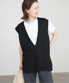 【スローブ イエナ/SLOBE IENA】のダブルフェイスニットベスト 人気、トレンドファッション・服の通販 founy(ファニー) ファッション Fashion レディースファッション WOMEN アウター Coat Outerwear トップス・カットソー Tops/Tshirt ニット Knit Tops ベスト/ジレ Gilets/Vests 2024年 2024 2024-2025秋冬・A/W Aw/Autumn/Winter/Fw/Fall/2024-2025 カットソー Cut And Sew ダブル Double フェイス Face ベスト Vest 秋 Autumn/Fall thumbnail ブラック|ID: prp329100004185159 ipo3291000000028993945