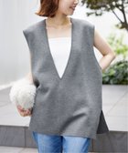 【スローブ イエナ/SLOBE IENA】のダブルフェイスニットベスト 人気、トレンドファッション・服の通販 founy(ファニー) ファッション Fashion レディースファッション WOMEN アウター Coat Outerwear トップス・カットソー Tops/Tshirt ニット Knit Tops ベスト/ジレ Gilets/Vests 2024年 2024 2024-2025秋冬・A/W Aw/Autumn/Winter/Fw/Fall/2024-2025 カットソー Cut And Sew ダブル Double フェイス Face ベスト Vest 秋 Autumn/Fall thumbnail グレー|ID: prp329100004185159 ipo3291000000028993947