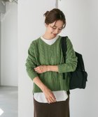 【アーバンリサーチ ドアーズ/URBAN RESEARCH DOORS】のハミルトンウールアラン柄プルオーバー 人気、トレンドファッション・服の通販 founy(ファニー) ファッション Fashion レディースファッション WOMEN トップス・カットソー Tops/Tshirt プルオーバー Pullover 2024年 2024 2024-2025秋冬・A/W Aw/Autumn/Winter/Fw/Fall/2024-2025 A/W・秋冬 Aw・Autumn/Winter・Fw・Fall-Winter 冬 Winter ワイド Wide 定番 Standard 軽量 Lightweight thumbnail GREEN|ID: prp329100004185161 ipo3291000000028993957