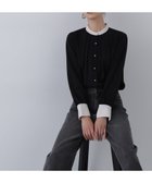 【エヌ ナチュラルビューティーベーシック/N.Natural Beauty basic】のパールボタンブラウス 人気、トレンドファッション・服の通販 founy(ファニー) ファッション Fashion レディースファッション WOMEN トップス・カットソー Tops/Tshirt シャツ/ブラウス Shirts/Blouses カフス Cuffs シンプル Simple ジャケット Jacket デニム Denim パール Pearl フェミニン Feminine ビジネス 仕事 通勤 Business thumbnail ブラック×エクリュ1|ID: prp329100004185178 ipo3291000000028994064