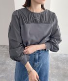 【その他のブランド/Other】のレイヤード見え異素材プルオーバー 人気、トレンドファッション・服の通販 founy(ファニー) ファッション Fashion レディースファッション WOMEN トップス・カットソー Tops/Tshirt プルオーバー Pullover 2024年 2024 2024-2025秋冬・A/W Aw/Autumn/Winter/Fw/Fall/2024-2025 ギャザー Gather thumbnail チャコールグレー|ID: prp329100004185180 ipo3291000000028994077