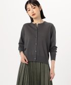 【コムサイズム/COMME CA ISM】の【 マシンウォッシャブル 】ベーシックカーディガン チャコール|ID: prp329100004185185 ipo3291000000028994099