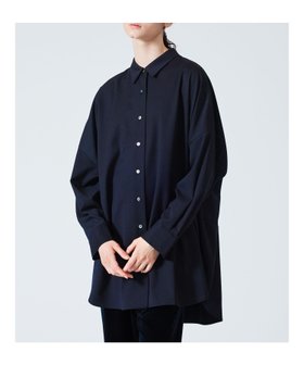 【マーコート/MARcourt】のmizuiro ind バックコクーンワイドシャツ 人気、トレンドファッション・服の通販 founy(ファニー) ファッション Fashion レディースファッション WOMEN トップス・カットソー Tops/Tshirt シャツ/ブラウス Shirts/Blouses バッグ Bag ストレッチ Stretch フロント Front ベーシック Basic ポケット Pocket レギュラー Regular ワイド Wide ワンポイント One Point 無地 Plain Color 長袖 Long Sleeve |ID:prp329100004185195