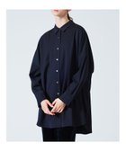 【マーコート/MARcourt】のmizuiro ind バックコクーンワイドシャツ 人気、トレンドファッション・服の通販 founy(ファニー) ファッション Fashion レディースファッション WOMEN トップス・カットソー Tops/Tshirt シャツ/ブラウス Shirts/Blouses バッグ Bag ストレッチ Stretch フロント Front ベーシック Basic ポケット Pocket レギュラー Regular ワイド Wide ワンポイント One Point 無地 Plain Color 長袖 Long Sleeve thumbnail ネイビー|ID: prp329100004185195 ipo3291000000028994153