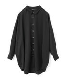 【マーコート/MARcourt】のmizuiro ind バックコクーンワイドシャツ 人気、トレンドファッション・服の通販 founy(ファニー) ファッション Fashion レディースファッション WOMEN トップス・カットソー Tops/Tshirt シャツ/ブラウス Shirts/Blouses バッグ Bag ストレッチ Stretch フロント Front ベーシック Basic ポケット Pocket レギュラー Regular ワイド Wide ワンポイント One Point 無地 Plain Color 長袖 Long Sleeve thumbnail ブラック|ID: prp329100004185195 ipo3291000000028994156