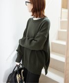 【スローブ イエナ/SLOBE IENA】のバルキーコットンプルオーバー 人気、トレンドファッション・服の通販 founy(ファニー) ファッション Fashion レディースファッション WOMEN トップス・カットソー Tops/Tshirt プルオーバー Pullover 2024年 2024 2024-2025秋冬・A/W Aw/Autumn/Winter/Fw/Fall/2024-2025 おすすめ Recommend アクリル Acrylic シンプル Simple スリット Slit トレンド Trend ミドル Middle 春 Spring 秋 Autumn/Fall thumbnail カーキ|ID: prp329100004185201 ipo3291000000028994197