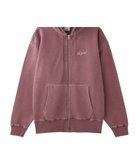 【エックスガール/X-girl】のFACE PIGMENT DYED ZIP UP SWEAT HOODIE BURGUNDY|ID: prp329100004185205 ipo3291000000028994225