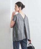 【ユナイテッドアローズ/UNITED ARROWS】のミニマル 2WAY フレンチスリーブ ニットベスト 人気、トレンドファッション・服の通販 founy(ファニー) ファッション Fashion レディースファッション WOMEN アウター Coat Outerwear トップス・カットソー Tops/Tshirt ニット Knit Tops ベスト/ジレ Gilets/Vests ストレート Straight スリット Slit スリーブ Sleeve フレンチ French ベスト Vest ボーダー Border ラウンド Round 人気 Popularity thumbnail MD.GRAY|ID: prp329100004185224 ipo3291000000028994342