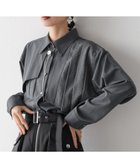 【ハレ/HARE】のアシメプリーツシャツ 人気、トレンドファッション・服の通販 founy(ファニー) ファッション Fashion レディースファッション WOMEN トップス・カットソー Tops/Tshirt シャツ/ブラウス Shirts/Blouses クール Cool プリーツ Pleats ミックス Mix メタル Metal ヨーク Yoke ワイド Wide エレガント 上品 Elegant 切替 Switching thumbnail グレー15|ID: prp329100004185227 ipo3291000000028994373