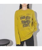 【ジーナシス/JEANASiS】のSprayロゴヴィンテージロンTEE 人気、トレンドファッション・服の通販 founy(ファニー) ファッション Fashion レディースファッション WOMEN トップス・カットソー Tops/Tshirt ロング / Tシャツ T-Shirts インナー Inner サロペット Overalls ジャケット Jacket スラックス Slacks ビンテージ Vintage フェミニン Feminine プリント Print ボトム Bottom 吸水 Water Absorption thumbnail イエロー系その他|ID: prp329100004185287 ipo3291000000028994672