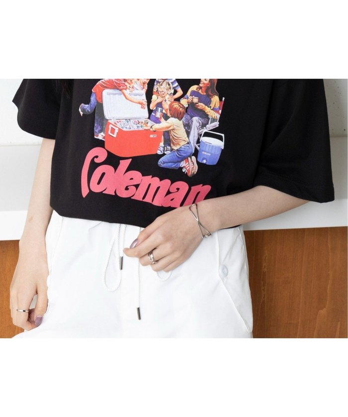 【その他のブランド/Other】のColeman/コールマンビンテージレトロプリントTシャツ オーバーサイズ Tシャツ 半袖 コットン 綿100% ユニセックス イージーケア インテリア・キッズ・メンズ・レディースファッション・服の通販 founy(ファニー) https://founy.com/ ファッション Fashion レディースファッション WOMEN アウター Coat Outerwear トップス・カットソー Tops/Tshirt シャツ/ブラウス Shirts/Blouses ロング / Tシャツ T-Shirts ベスト/ジレ Gilets/Vests アウトドア Outdoor 厚底 Platforms カーゴパンツ Cargo Pants サングラス Sunglasses シューズ Shoes スニーカー Sneakers デニム Denim トレンド Trend 定番 Standard 人気 Popularity ハーフ Half ビッグ Big プリント Print 半袖 Short Sleeve 再入荷 Restock/Back In Stock/Re Arrival スマホショルダーバッグ Smartphone Shoulder Bag |ID: prp329100004185334 ipo3291000000028994920