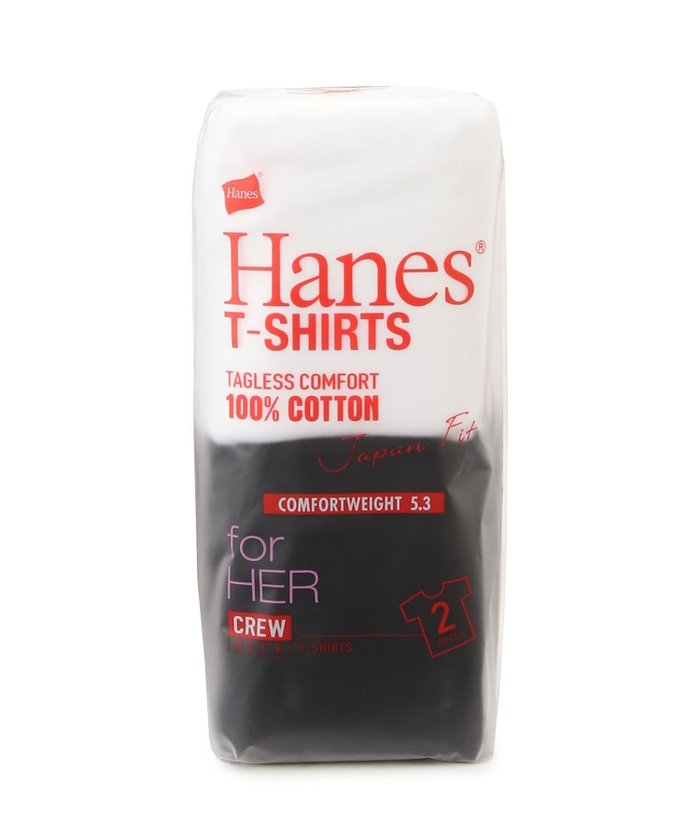 【ジーンズメイト/JEANS MATE】のHanes/JAPAN FIT クルーネック Tシャツ 2P 2枚組 インテリア・キッズ・メンズ・レディースファッション・服の通販 founy(ファニー) https://founy.com/ ファッション Fashion レディースファッション WOMEN トップス・カットソー Tops/Tshirt シャツ/ブラウス Shirts/Blouses ロング / Tシャツ T-Shirts インナー Inner コンパクト Compact フィット Fit |ID: prp329100004185346 ipo3291000000028994994