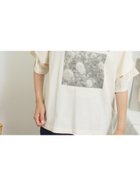 【サマンサモスモス/Samansa Mos2】の転写プリント袖タックTシャツ キナリ|ID: prp329100004185361 ipo3291000000028995068