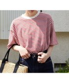 【フリークスストア/FREAK'S STORE】のビッグシルエット カラーボーダー 半袖 Tシャツ【WEB限定】 24SS オフホワイト×レッド|ID: prp329100004185392 ipo3291000000028995215