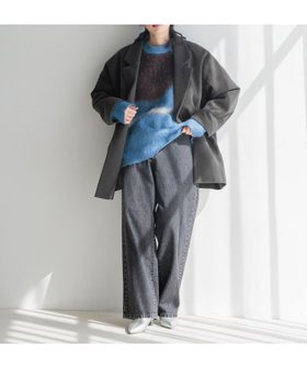 【ローリーズファーム/LOWRYS FARM】のダブルフェイスユルジャケット 人気、トレンドファッション・服の通販 founy(ファニー) ファッション Fashion レディースファッション WOMEN アウター Coat Outerwear ジャケット Jackets おすすめ Recommend インナー Inner ジャケット Jacket タイトスカート Tight Skirt ハーフ Half フェイス Face ボトム Bottom ワイド Wide 定番 Standard |ID:prp329100004186161