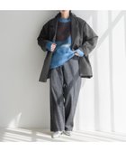 【ローリーズファーム/LOWRYS FARM】のダブルフェイスユルジャケット 人気、トレンドファッション・服の通販 founy(ファニー) ファッション Fashion レディースファッション WOMEN アウター Coat Outerwear ジャケット Jackets おすすめ Recommend インナー Inner ジャケット Jacket タイトスカート Tight Skirt ハーフ Half フェイス Face ボトム Bottom ワイド Wide 定番 Standard thumbnail チャコールグレー18|ID: prp329100004186161 ipo3291000000029002722